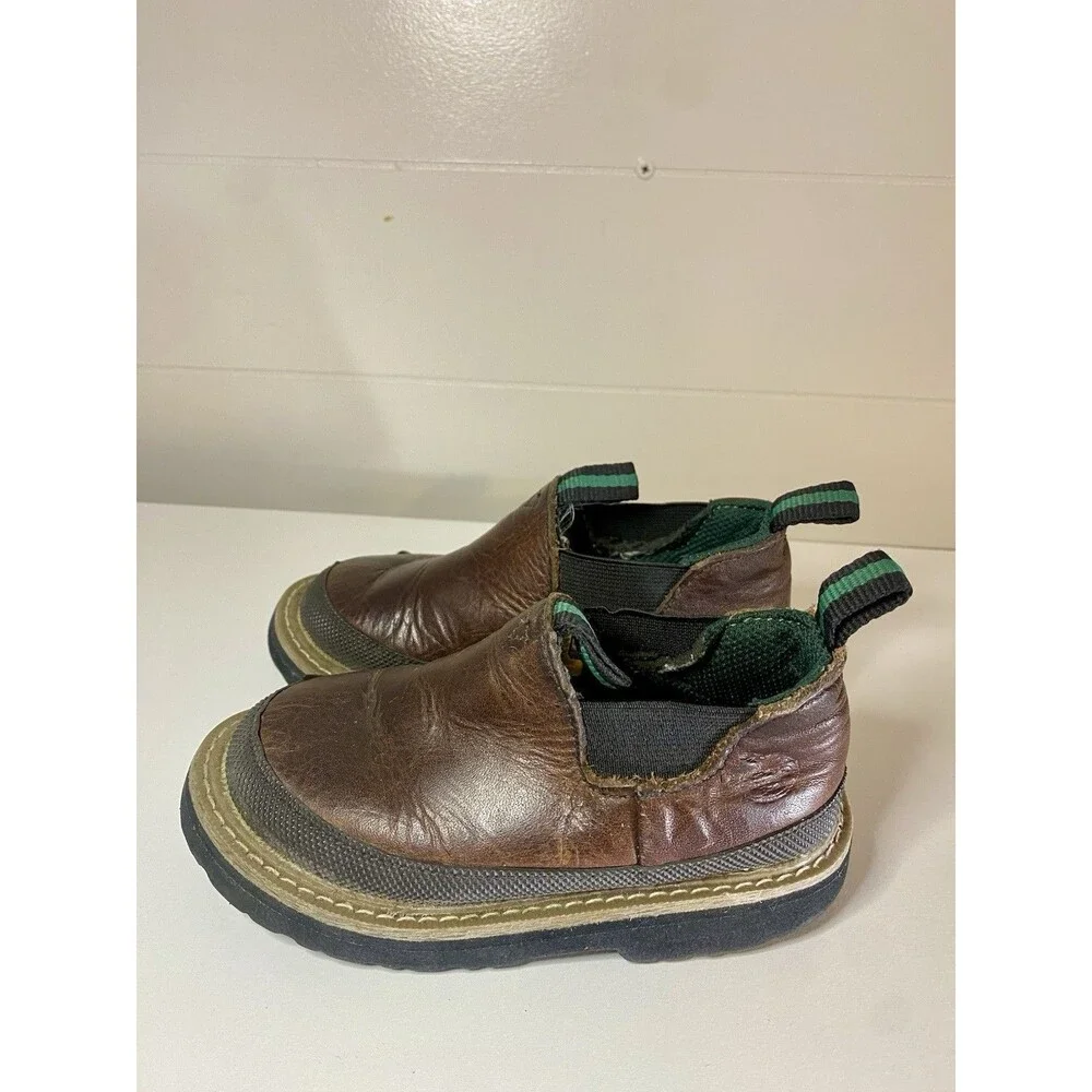 Toddler’s Size 8 Georgia Boot Georgia Giant Romeos Kids Brown Leather Slip On